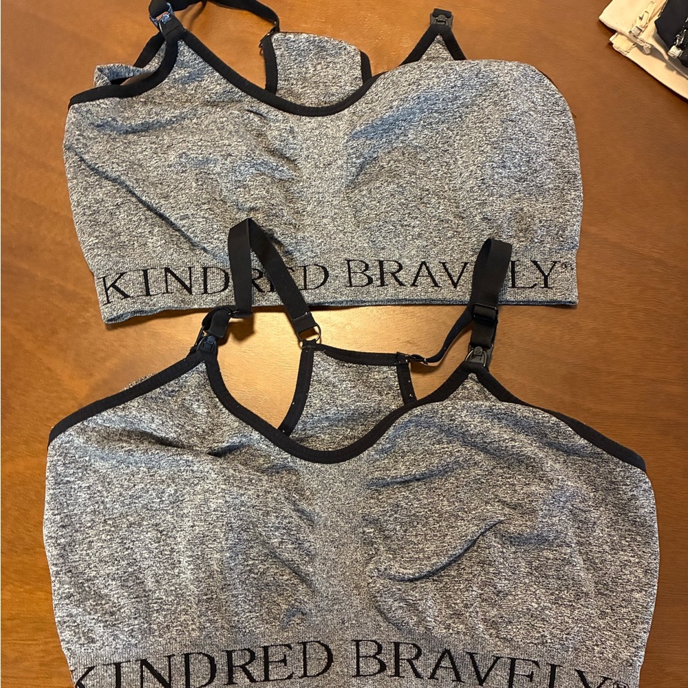 Kindred Bravely Heather Gray Nursing Bras